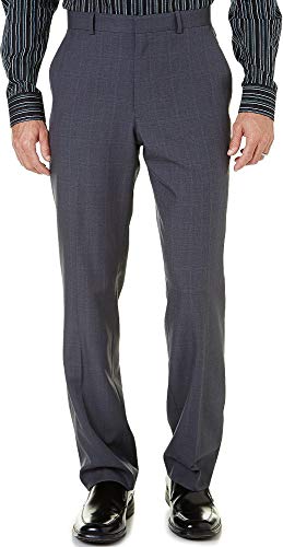 Perry Ellis mens Portfolio Portfolio Modern-fit Performance Dress Pants, Charcoal, 36W x 32L US