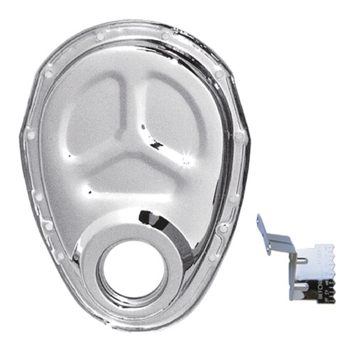 Trans-Dapt 4934 Chrome Timing Chain Cover with Tab