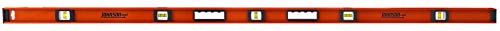 Johnson Level & Tool 1233-7200 Heavy Duty I-Beam Aluminum Level, 72", Orange, 1 Level