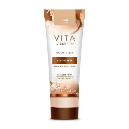 Vita Liberata Body Blur, Leg and Body Makeup. Skin Perfecting Body Foundation for Flawless Bronze, Easy Application, Radiant Glow, Evens Skin Tone, New Packaging