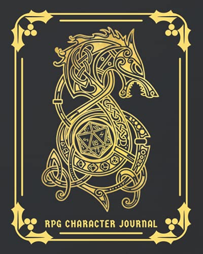 RPG Character Journal: DnD DM Notebook With 50 Character Sheets and 100 Mixed Pages (Lined, Graph, Hex & Blank)For Role Playing Fantasy Games Campaign ... Track 5e Gameplay, Plans, Spells & More