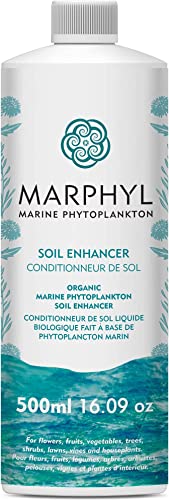 MARPHYL Organic Liquid Fertilizer - Liquid Plant Food - All-Purpose, Nutrient-Rich Lawn Fertilizer & Soil Enhancer for House Plants, Flowers, Vegetables Succulents Bamboo, Hydroponics Plant Fertilizer