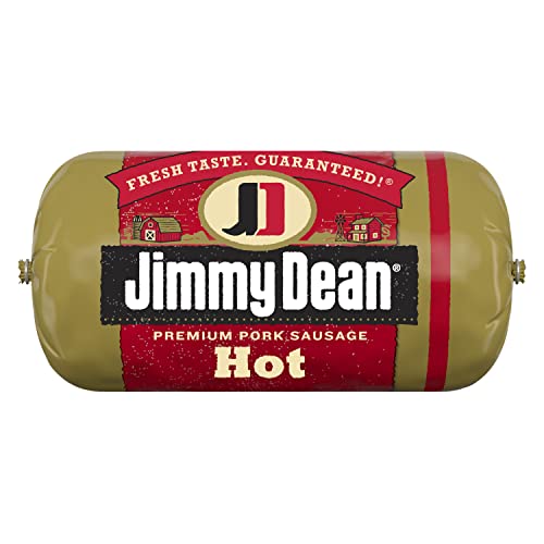 Jimmy Dean Premium Pork Sausage Hot Breakfast Sausage Roll, 16 Oz