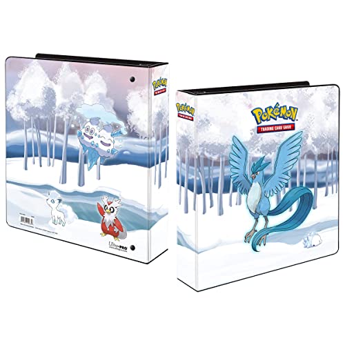 Ultra PRO - Pokmon Gallery Series Frosted Forest 2" Album - 3 Ring Binder Perfect for Protecting Large Card Collection for Collectible Trading Cards, Gaming Cards, Pairs well With 9 Pocket Pages
