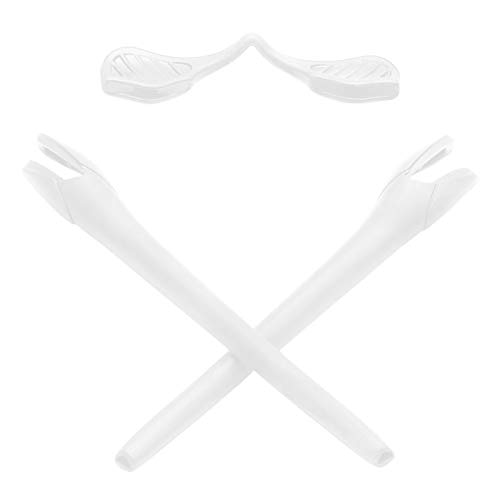 Mryok Replacement Earsocks Nosepieces Kits for Oakley Radar EV Path OO9208 / Pitch OO9211 / Asian Fit OO9275 Sunglass - White