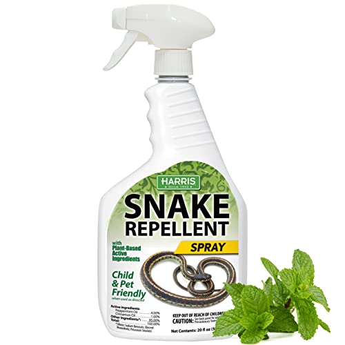 Harris Snake Repellent Spray for Indoor and Outdoor Use, 20oz