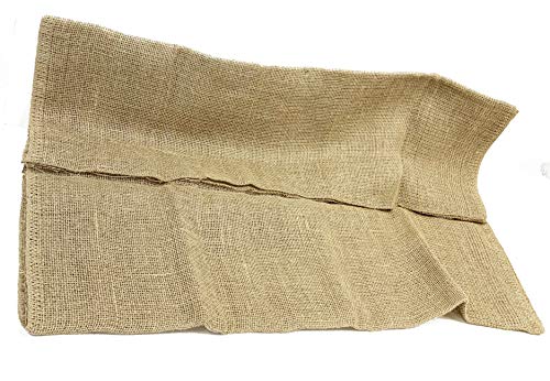 AAYU 40" Wide x 12 feet Long Burlap mesh Fabric | Light Weight and Lose Weave Natural Jute Hessian 4 Yards Perfect for Gardening Plant Cover