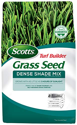 Scotts Turf Builder Grass Seed Dense Shade Mix, Grows With As Little As 3 Hours of Sunlight, 7 lbs.