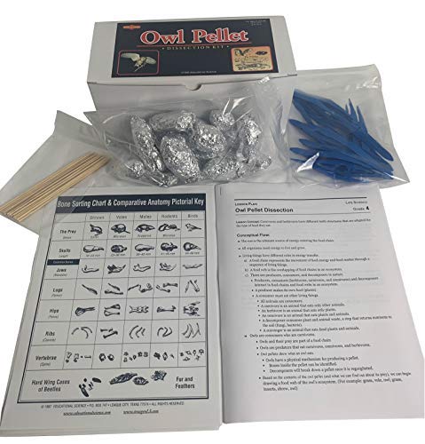 EDUCATIONAL SCIENCE WE ENABLE DISCOVERY Deluxe Classroom Owl Pellet Kit, 15 pellets, OP102-15