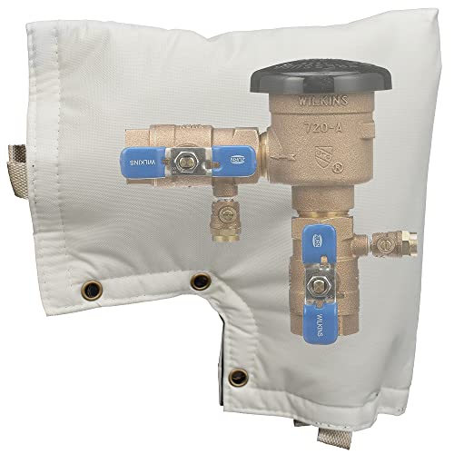 Backflow Preventer Cover Insulated Pouch - Pressure Vacuum Breaker Cover - Winter Water Well Pump Covers Sprinkler Valve Cover Insulated - Protects from Severe Snow and Intense Sun