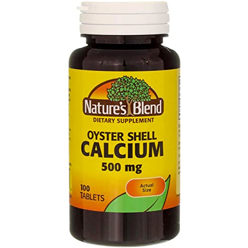 Nature's Blend Oyster Shell Calcium 500 mg 100 Tabs (1683)