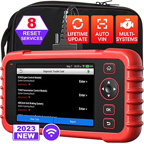 LAUNCH OBD2 Scanner for Car, 2023 Elite CRP129X Scan Tool with 8 Services Oil/EPB/SAS/TPMS/BMS/Throttle/DPF Reset,Injector Coding, ABS SRS TCM/Engine Code Reader, WiFi Lifetime Free Update, Auto VIN