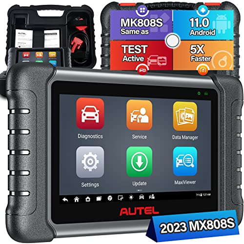 Autel MaxiCheck MX808S Android 11 Scanner [2023 US Ver.], Same as MaxiCOM MK808S/ MK808Z, Newer Model of MK808/ MX808, Full Bidirectional, 28 Service, OE All System Scan, FCA Autoauth, ABS/SRS/EPB/BMS