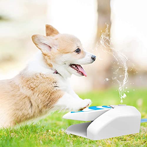 All For Paws Dog Water Fountain,Dog Sprinkler Paw Activated,Outdoor Water Fountain for Dog Drinking,Step On Pet Water Dispenser