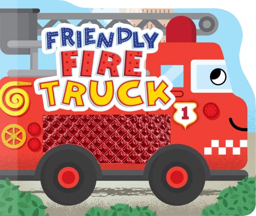 Friendly Fire Truck - Touch and Feel Board Book - Sensory Board Book