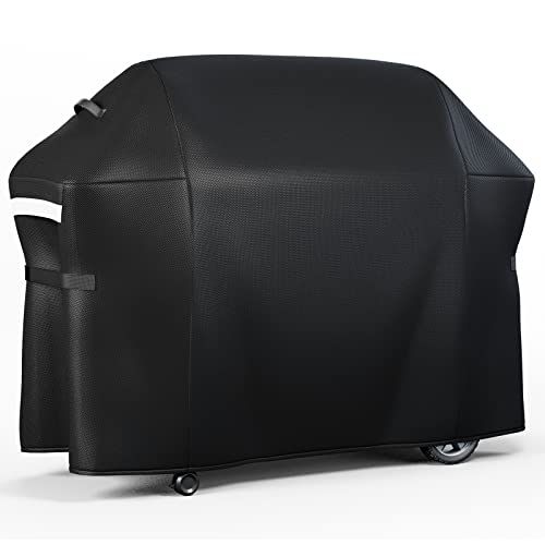 QuliMetal 65 Inch Grill Cover for Weber Genesis II 400 and II LX 400 Series, CharBroil, Nexgrill, Dyna-Glo, Monument Grills, Brinkmann,Kenmore, Holland, and Jenn Air, Heavy Duty, 600D