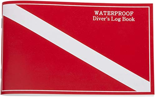 Trident Waterproof Divers Log Book with Equipment List, Map Pages, 7 x 4.25 Inches