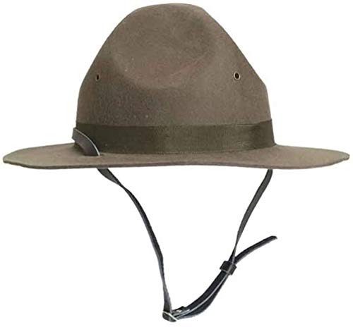 Mil-Tec US Drill Instructors Hat (58cm (71/4)) Brown