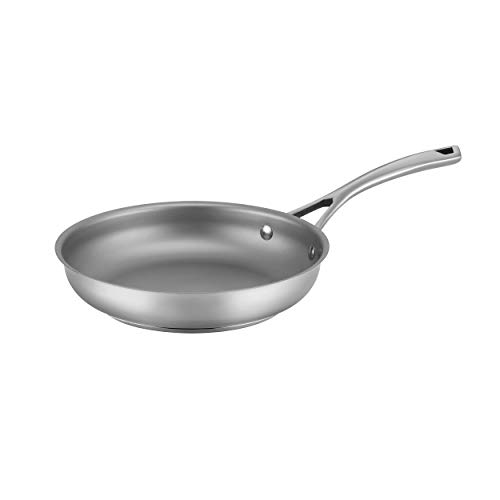 Cuisinart 9522-20NS Forever Stainless Collection Nonstick Skillet, 8 Inch, Stainless Steel