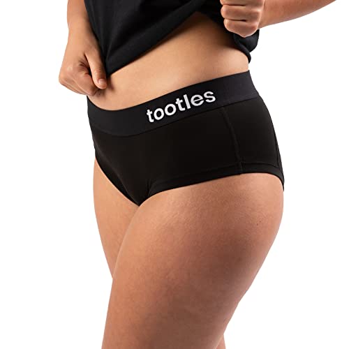Stitches Medical TOOTLES-Womens Fart Filtering Charcoal Underwear- Blocking-High Waist Hip Hugger Panties (X-Large)