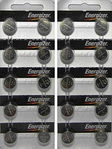 20 Energizer AG13 LR44 A76 L1154 Alkaline Battery With Long Shelf Life (Expire Date Marked)