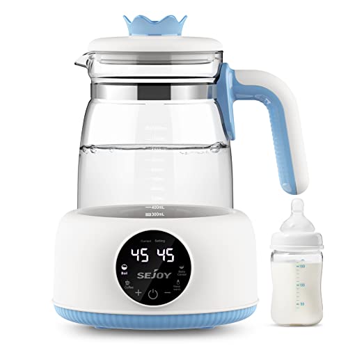 Sejoy Baby Formula Kettle Warm Water Dispenser for Making Formula Bottle Within 20s, Traditional Baby Bottle Warmer Replacement, Accurate Temperature Control, Boil-Dry Protection, 72h Keep Warm, 1.2L