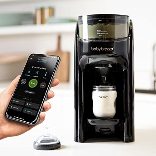 Baby Brezza Formula Pro Advanced WiFi Formula Dispenser Machine - Automatically Mix a Warm Formula Bottle Instantly - Easily Make Bottle with Automatic Powder Blending.