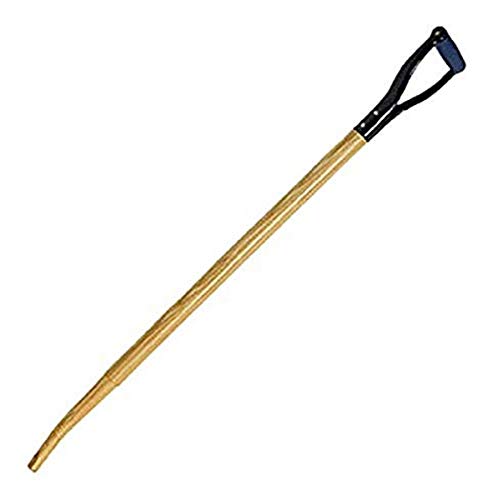 Link Handle - 892-21 s Bent Hollowback Shovel/Scoop Handles With Shoulder and Steel D-Grip, 1-1/2" Diameter (Various Length and Models: 30" - 42")