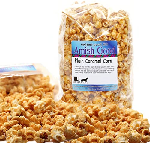 Amish Good 10 oz Caramel Popcorn Handmade Gourmet Popcorn Our Copper Kettle Amish Made Fresh Caramel Flavored Popcorn Perfect For Carmel Corn Lovers And Holiday Gifts