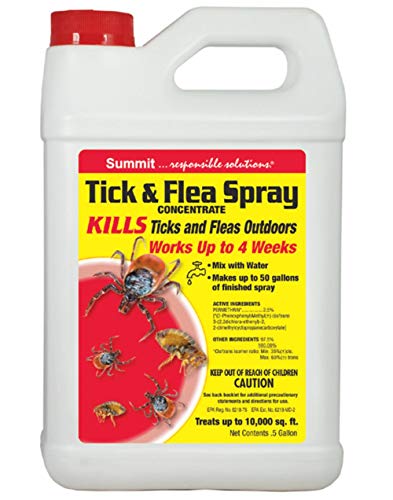 Summit...reponsible solutions. TICK & FLEA Spray - Concentrate - 1/2 Gallon, Natural, Model: 028-6