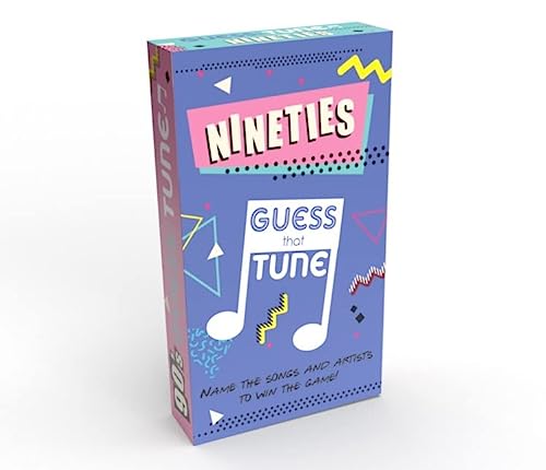 Boxer Gifts Nineties Guess That Tune Music Quiz Game | Name The 90s Lyrics | Fun for Parties | Over 150 Songs