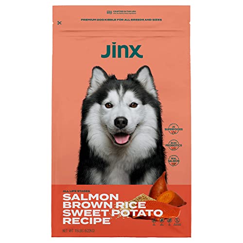 JINX Salmon, Brown Rice, Sweet Potato & ALS Kibble Dry Dog Food, 11.5 lbs.