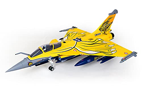 FMS Rc Plane 6 Channel Remote Control Airplane Rafale 80mm Ducted Fan 12-Blade EDF Rc Planes for Adults EDF Jets Reflex V2 PNP (No Radio, Battery, Charger)