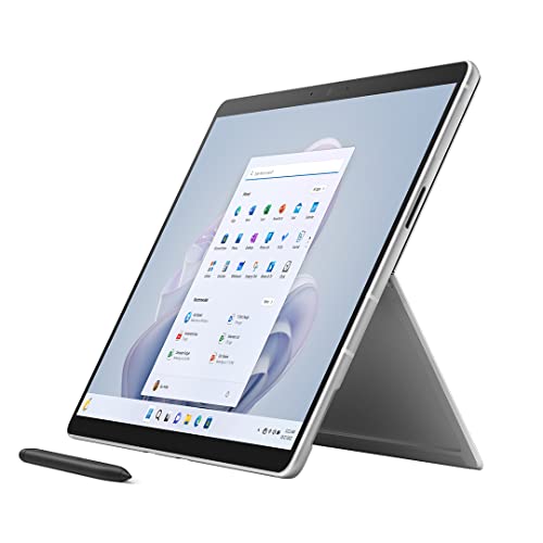 Microsoft Surface Pro 9 (2022), 13" 2-in-1 Tablet & Laptop, 5G Connectivity, Thin & Lightweight, Faster SQ3 Processor for Multi-Tasking, 8GB RAM, 128GB Storage with Windows 11, Platinum