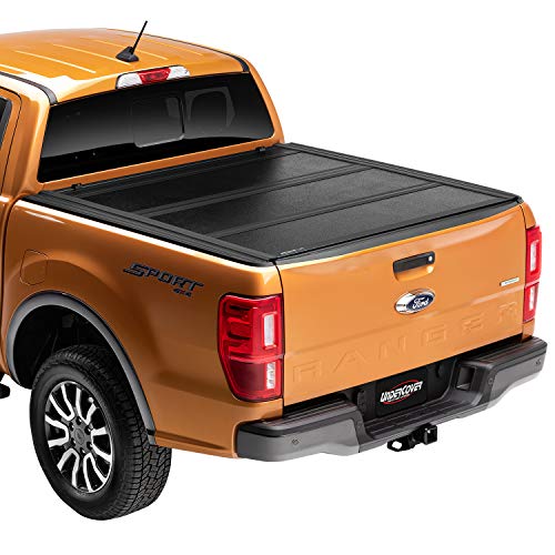 UnderCover Flex Hard Folding Truck Bed Tonneau Cover | FX21032 | Fits 2022 - 2023 Ford Maverick 4' 6" Bed (54.4")