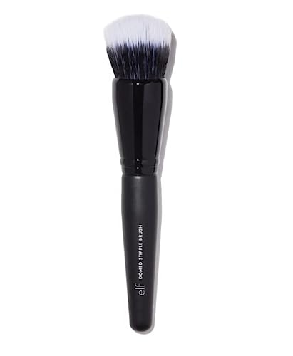 e.l.f. Domed Stipple Brush, Makeup Brush For Blending Product Into Skin, Creates A Soft Focus Effect, Made With Synthetic Bristles
