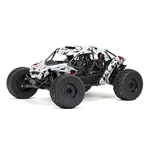 ARRMA RC Truck 1/7 FIRETEAM 6S 4WD BLX Speed Assault Vehicle RTR (Batteries and Charger Not Included), ARA7618T2, White/Black