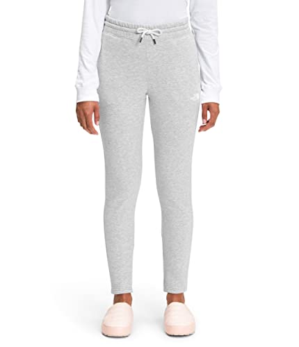 THE NORTH FACE Women's Half Dome Crop Jogger, TNF Light Grey Heather/TNF White, Medium