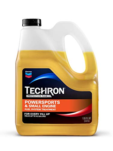 Chevron Techron Protection Plus Powersports and Small Engine Fuel System Treatment, 128 oz, Pack of 1
