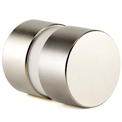DIYMAG 40x20mm Super Strong Neodymium Disc Magnet, N52 Permanent Magnet Disc, The World's Strongest & Most Powerful Rare Earth Magnets - Two Piece