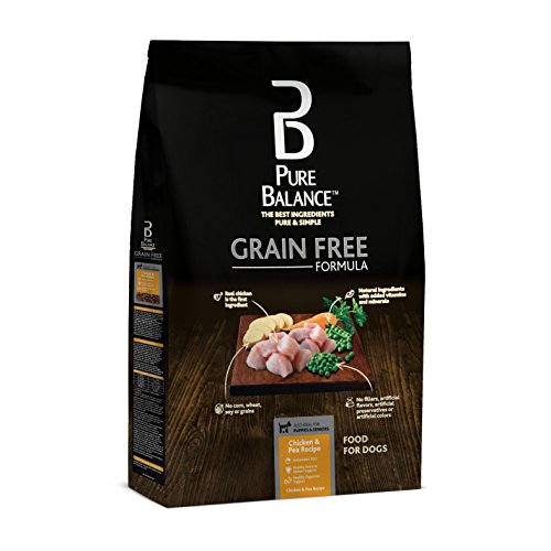Pure Balance Grain Free DogFood Chicken & Pea Recipe Food for Dogs 4lbs