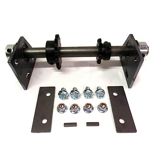 Adjustable 5/8" Weld On 12" Long Jackshaft Kit #35 Chain