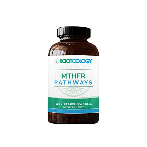 Rootcology MTHFR Pathways - Methylation Support with Vitamin B6, B12 + Folate - Supplement to Support Immunity, Energy & Brain Health by Izabella Wentz (120 Capsules)