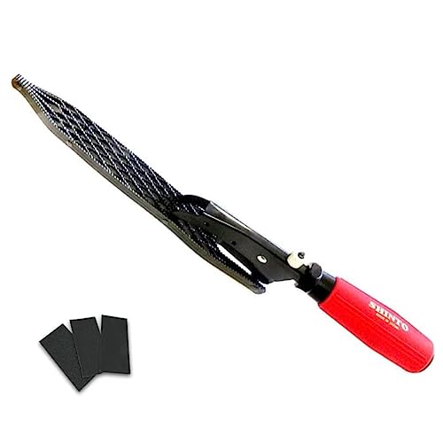 Shinto Saw Rasp Sander E3101 Blade length 7.87in (200mm) over-all length 14.17in (360mm) Including sandpaper