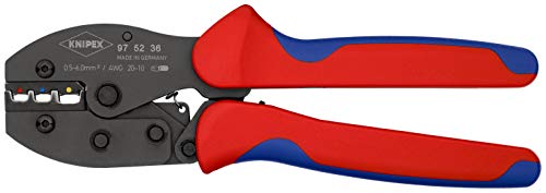 Knipex 97 52 36 0,5-6mm Crimping Pliers "PreciForce" for insulated terminals