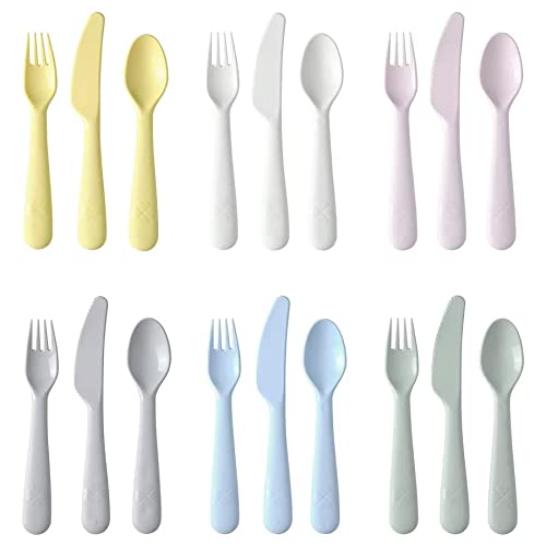 IKEA Bright and Cheerful Color 18-Piece Cutlery Set
