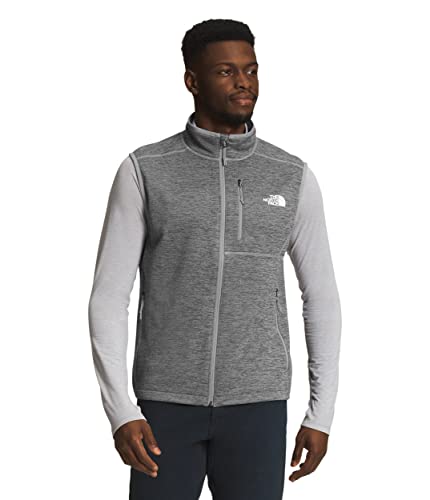 THE NORTH FACE Men's Canyonlands Vest, TNF Medium Grey Heather, Small