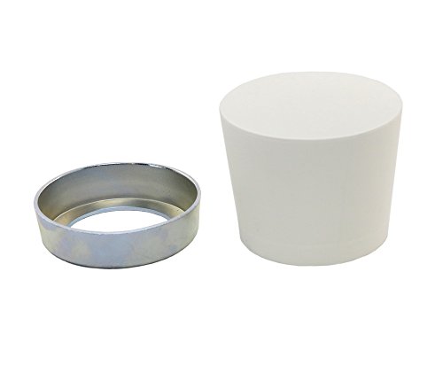 POWERNAIL White Rubber Mallet Cap Replacement Assembly (includes steel ring and rubber cap)