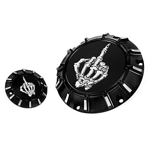GUAIMI CNC Derby Covers 5-Hole Timer Timing Cover Engine Point Covers for Harley Sportster XL 883 1200 XL48 72