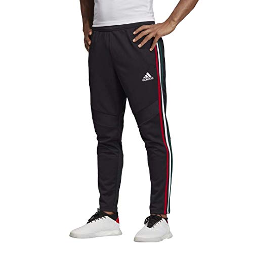adidas Men's Tiro 19 Pants, Core Black/Power Red/White, Medium